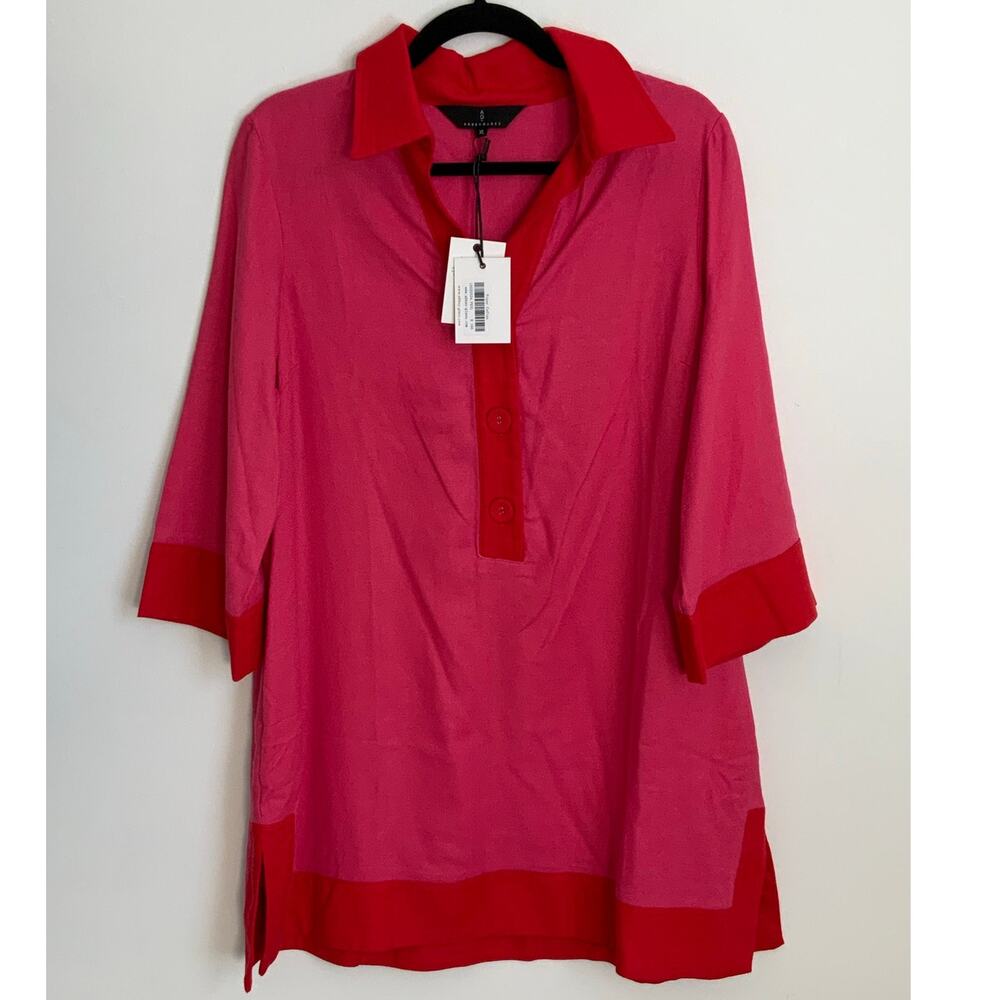 Abbey Glass Piper Caftan‎ NWT Women's size large